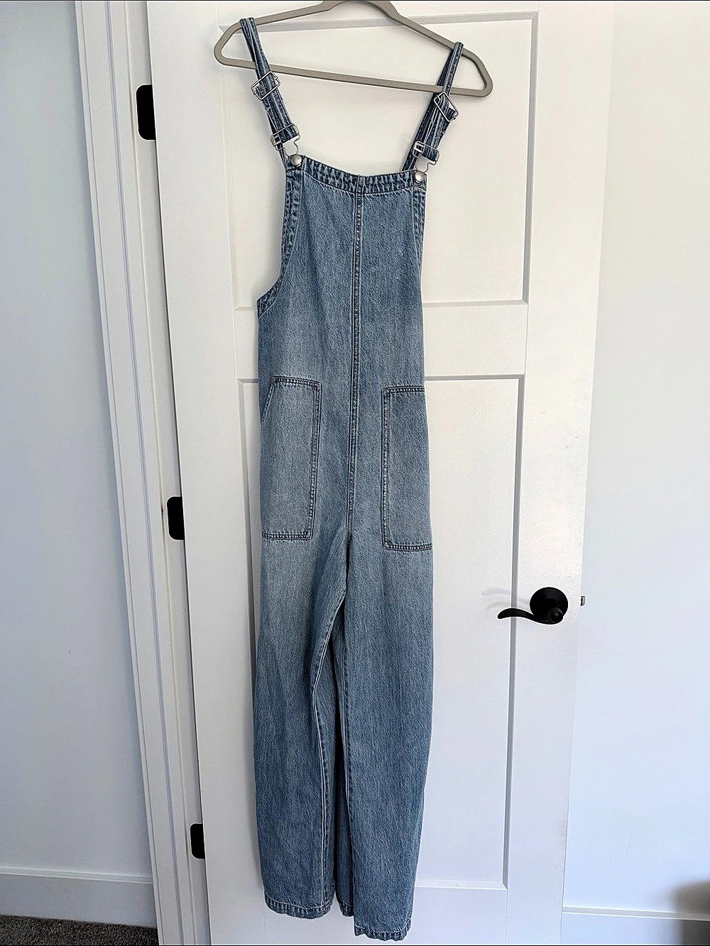 Madewell Denim wide-Leg Overalls :large